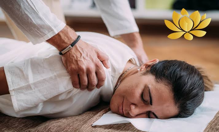 Relaxing organic rose petal pedicure spa soak treatment with botanical oils