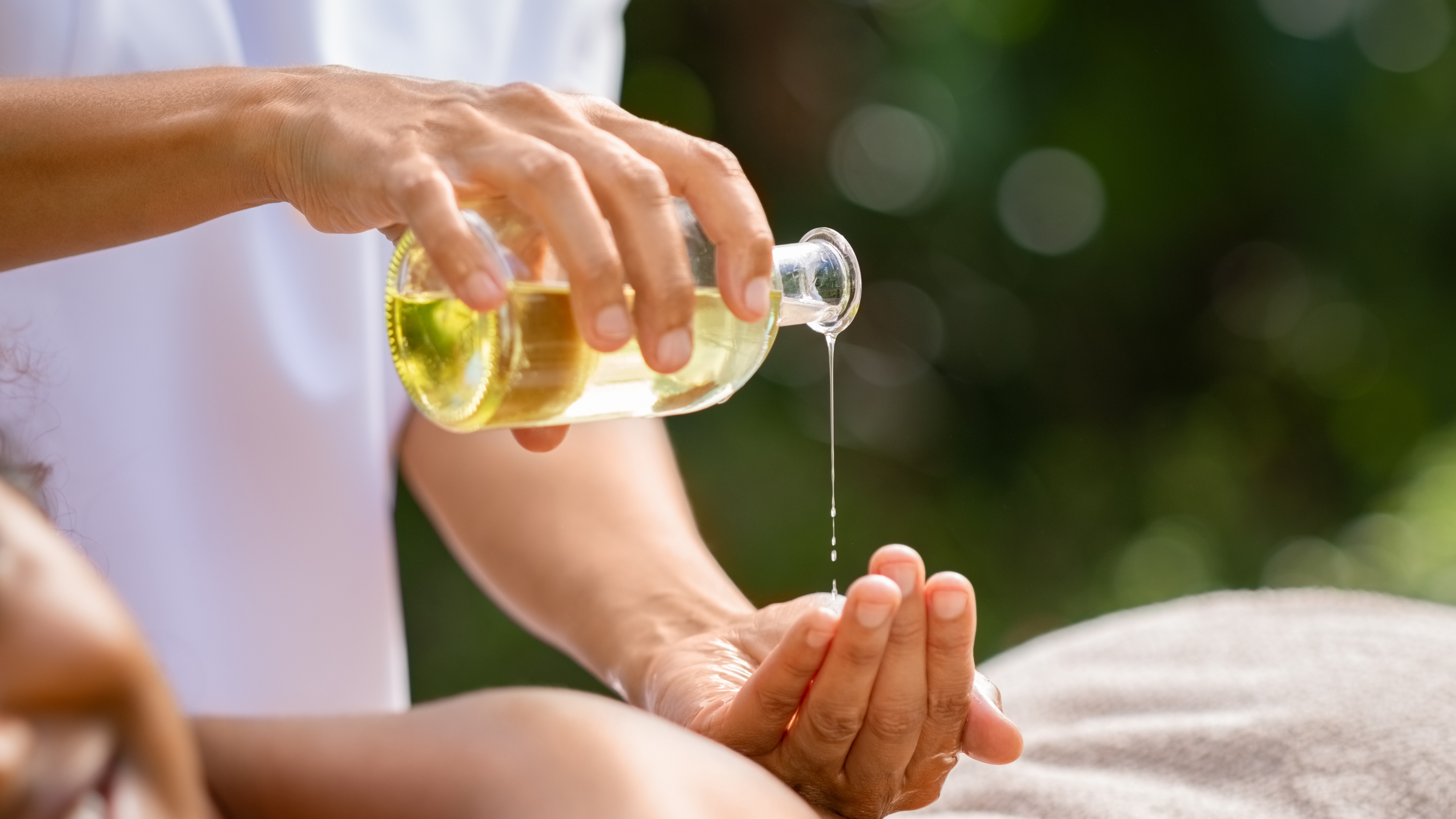 Pampering golden face mask skincare clean up session